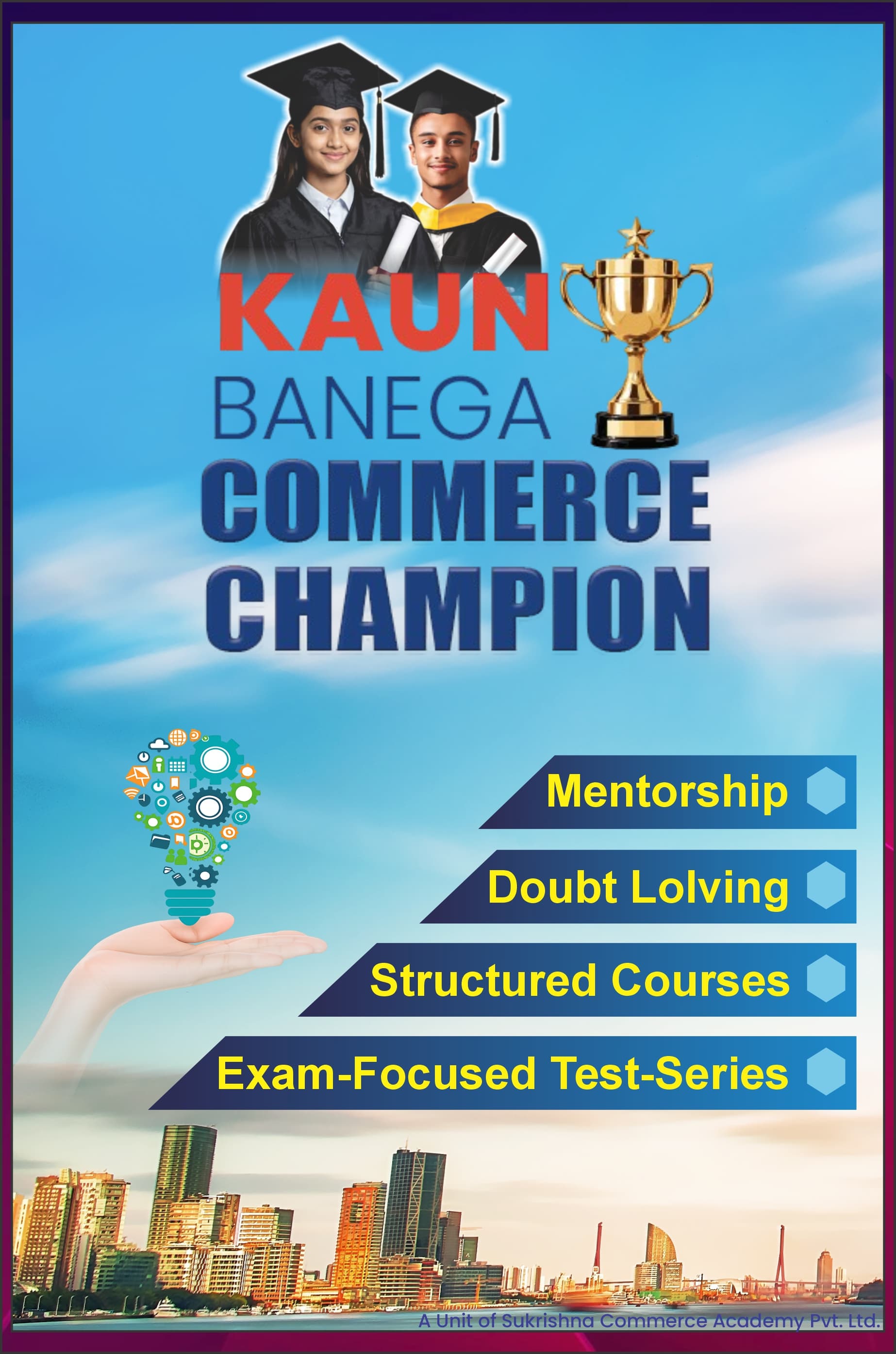 Kaun Banega Commerce Champion Poster
